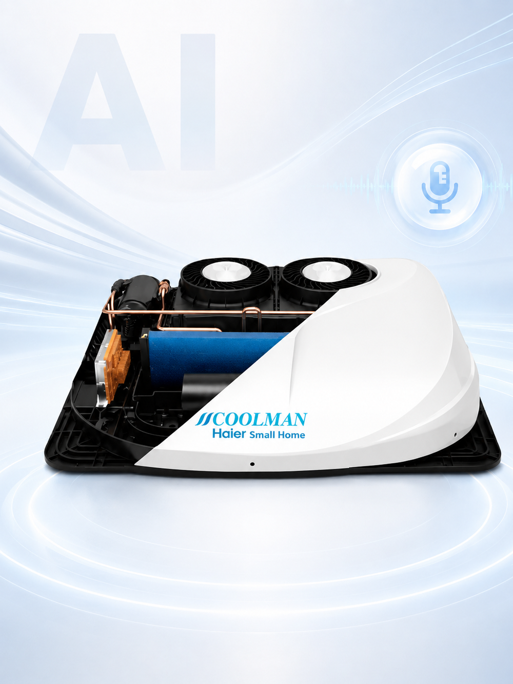 Coolman Haier Elektrikli Tavan Park Kliması (12V-24V)
