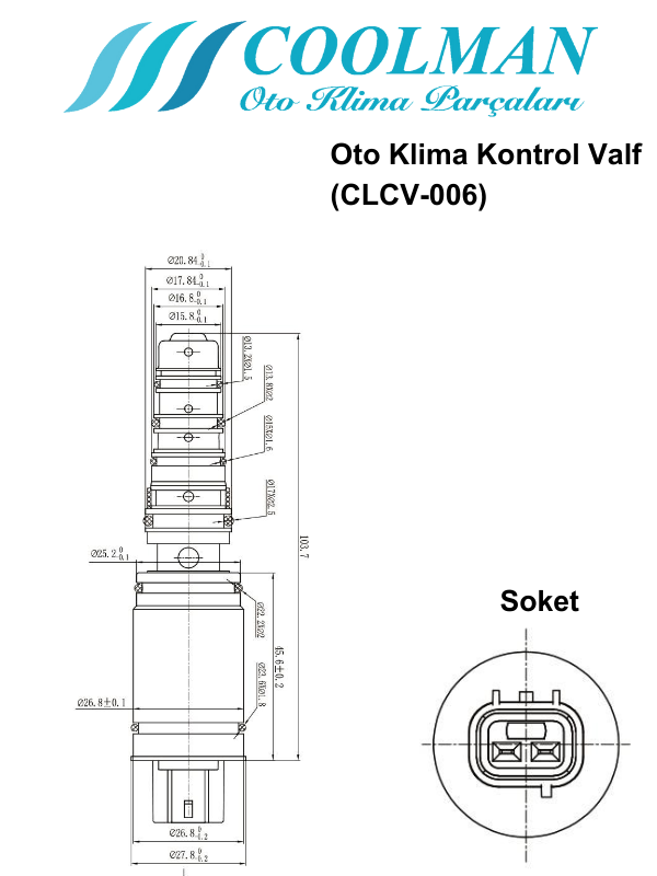Kompresör Kontrol Valfi (CLCV-006)