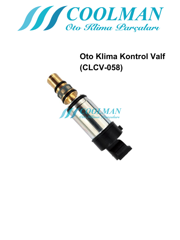 Kompresör Kontrol Valfi (CLCV-058)