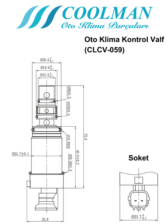 Kompresör Kontrol Valfi (CLCV-059)