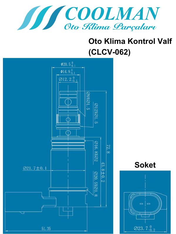 Kompresör Kontrol Valfi (CLCV-062)