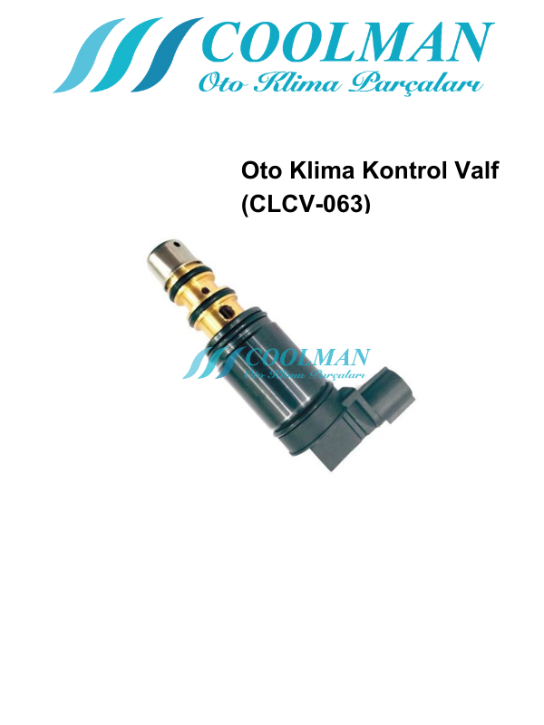 Kompresör Kontrol Valfi (CLCV-063)