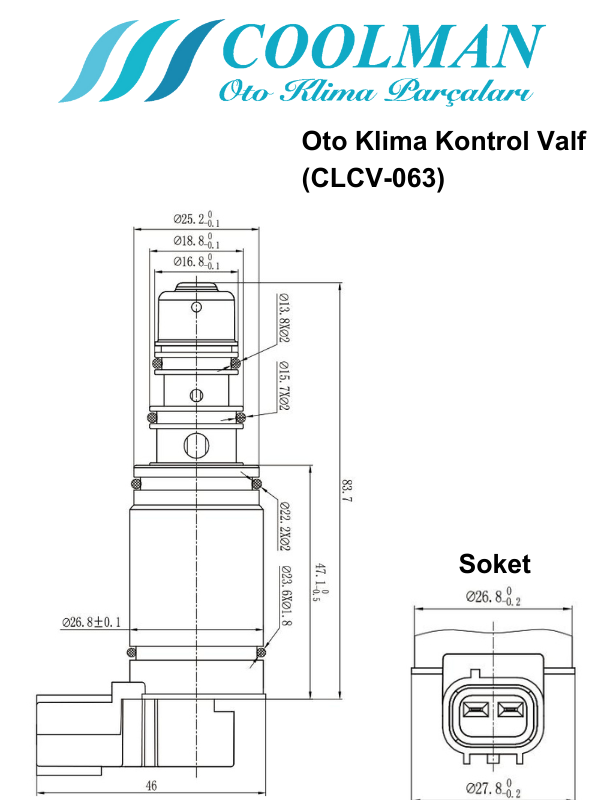 Kompresör Kontrol Valfi (CLCV-063)