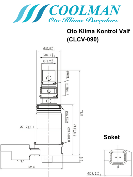 Kompresör Kontrol Valfi (CLCV-090)