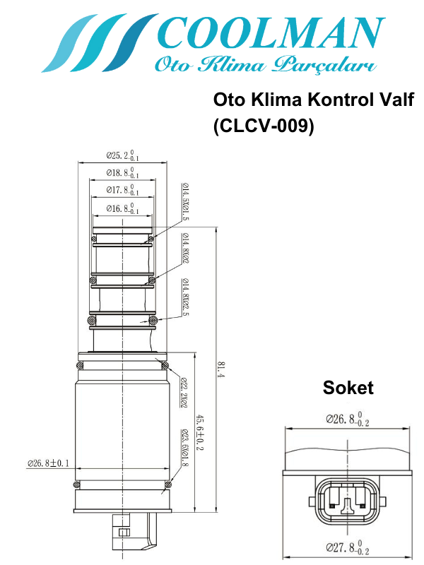 Kompresör Kontrol Valfi (CLCV-009)
