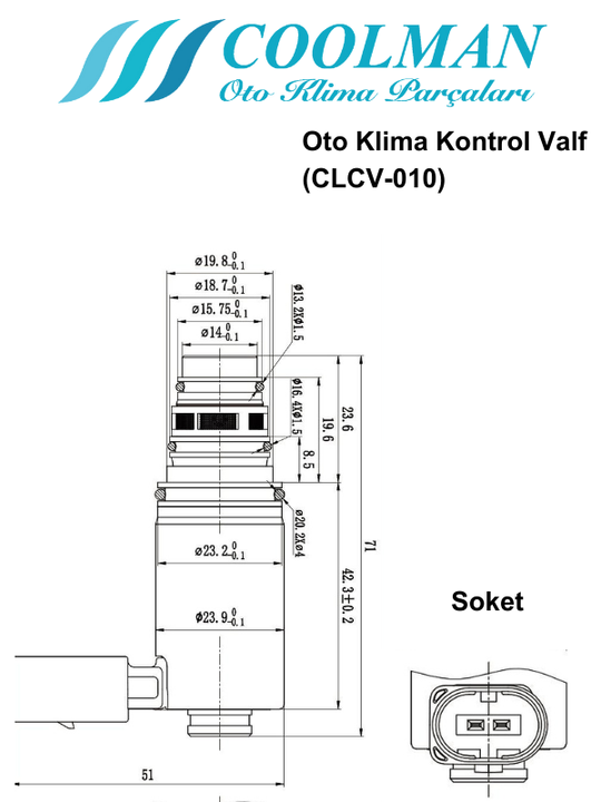 Kompresör Kontrol Valfi (CLCV-010)