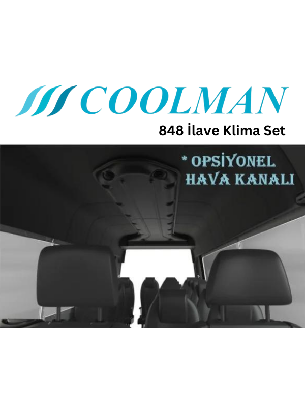 Çift Fanlı İlave Klima Set (848) (ABS Dış Kapaklı)
