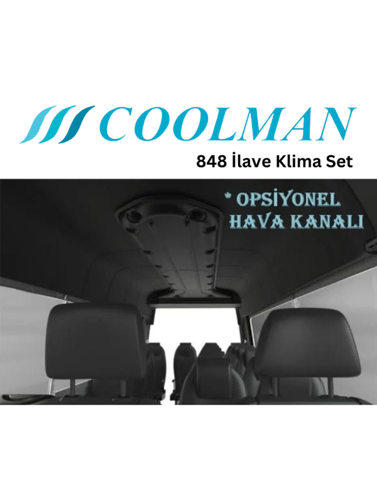 Çift Fanlı İlave Klima Set (848) (ABS Dış Kapaklı)