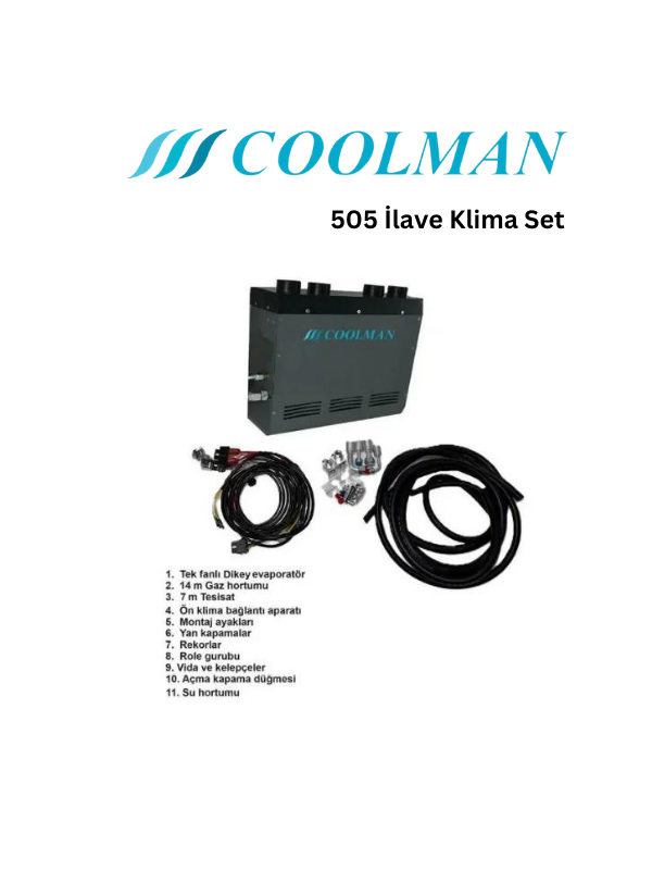 505 Çanta Tip İlave Klima Set
