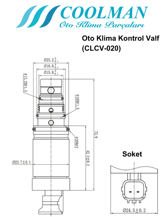 Kompresör Kontrol Valfi (CLCV-020)