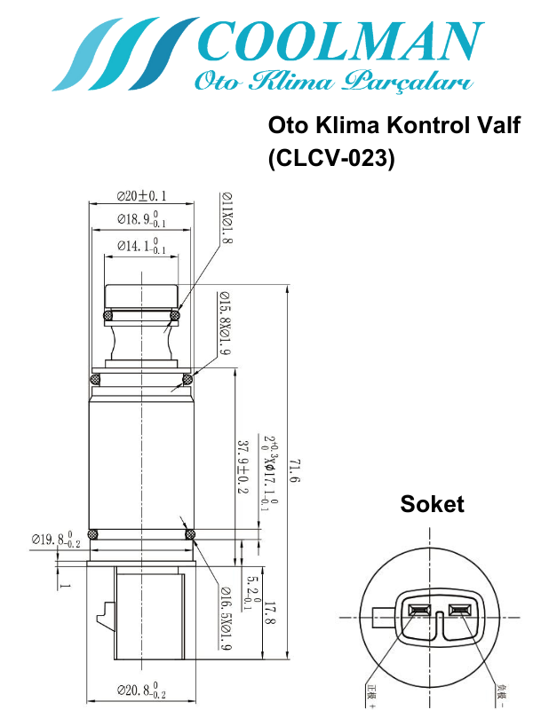 Kompresör Kontrol Valfi (CLCV-023)