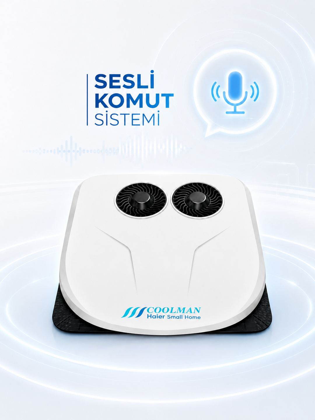 Coolman Haier Elektrikli Tavan Park Kliması (12V-24V)