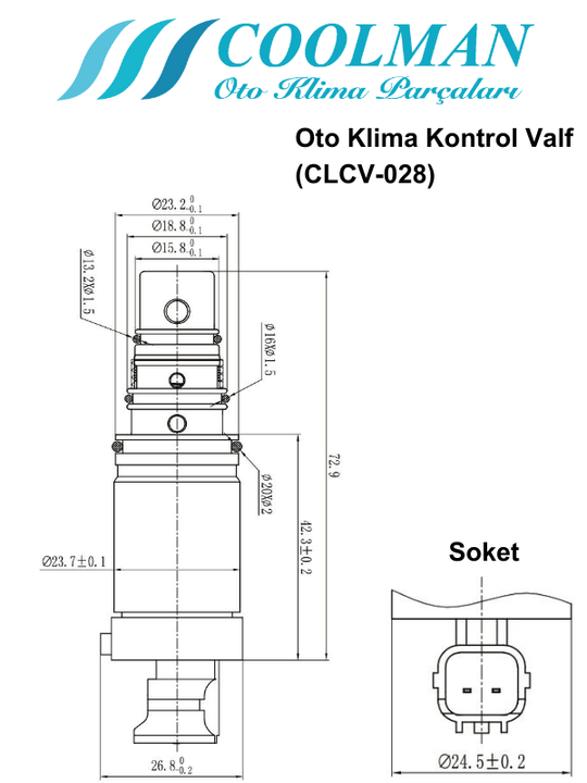Kompresör Kontrol Valfi (CLCV-028)
