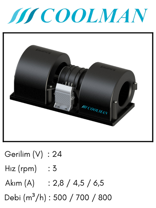 700 Blower Fan (Başkurt) (12-24V)