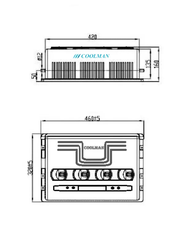 Gizli Elektrikli Klima Seti (12V/24V)
