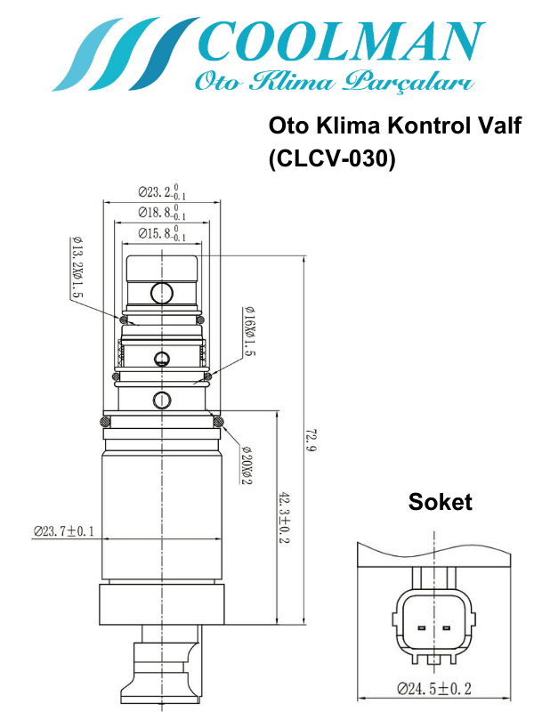 Kompresör Kontrol Valfi (CLCV-030)