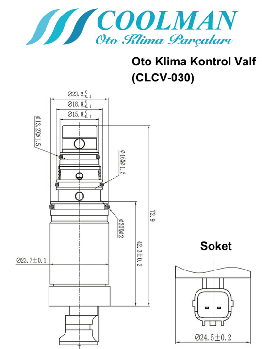 Kompresör Kontrol Valfi (CLCV-030)