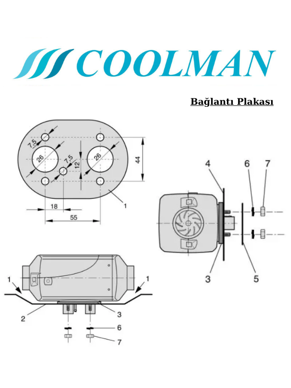 Coolman Thermon T4 Marin Dizel Isıtıcı (5kW – 12/24V)