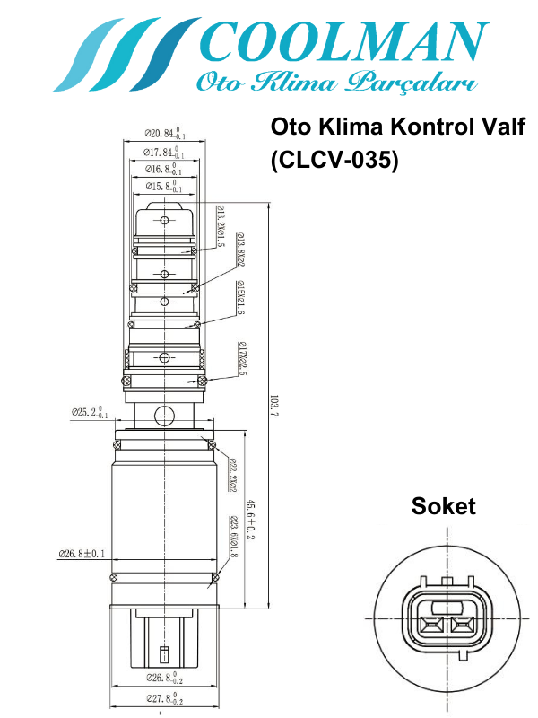 Kompresör Kontrol Valfi (CLCV-035)