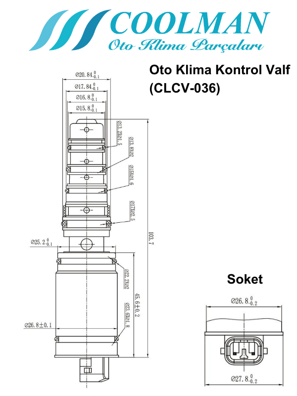 Kompresör Kontrol Valfi (CLCV-036)
