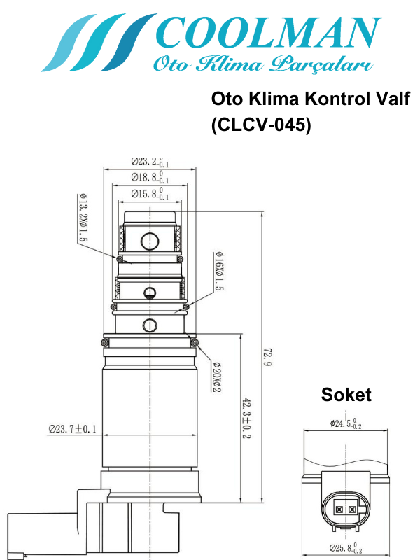 Kompresör Kontrol Valfi (CLCV-045)