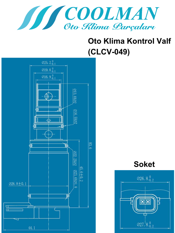 Kompresör Kontrol Valfi (CLCV-049)