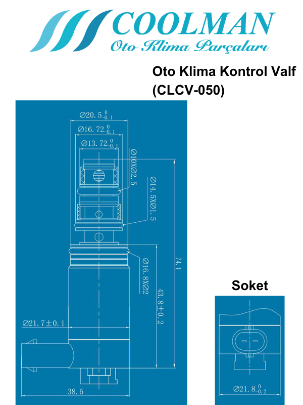 Kompresör Kontrol Valfi (CLCV-050)