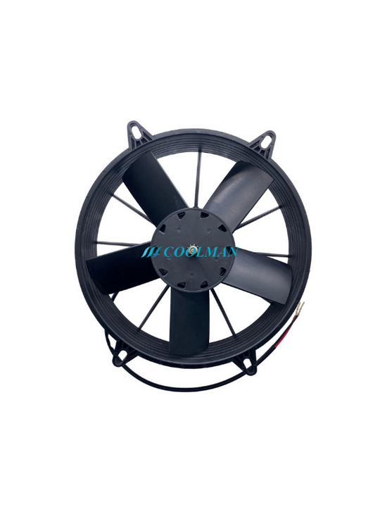 11" Inch Aksiyel Fan 24V Emici 5 Kanat Kalın Gövde (160W)