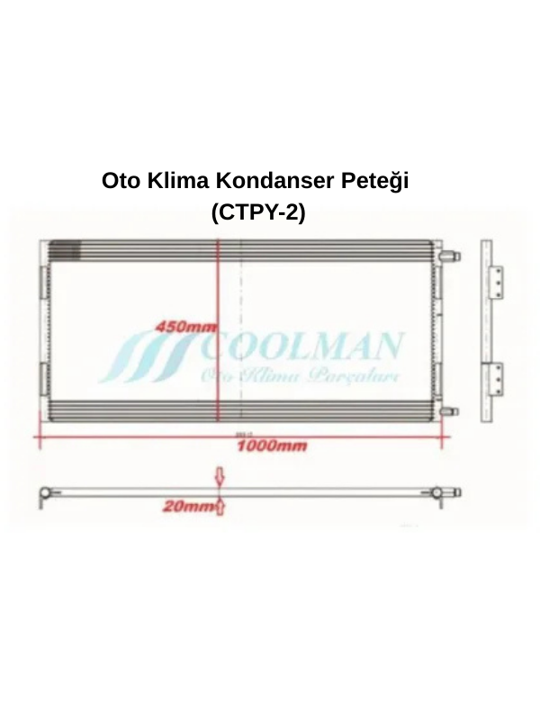 Yılkar 3 Fanlı Klima Peteği (CTPY-2)