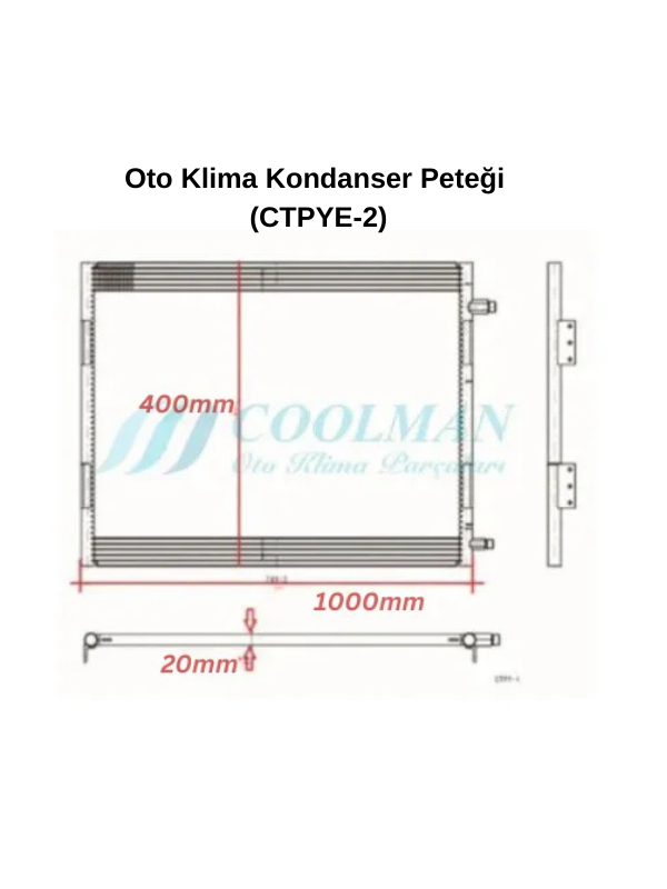 Yılkar 3 Fanlı Klima Peteği (CTPYE-2)