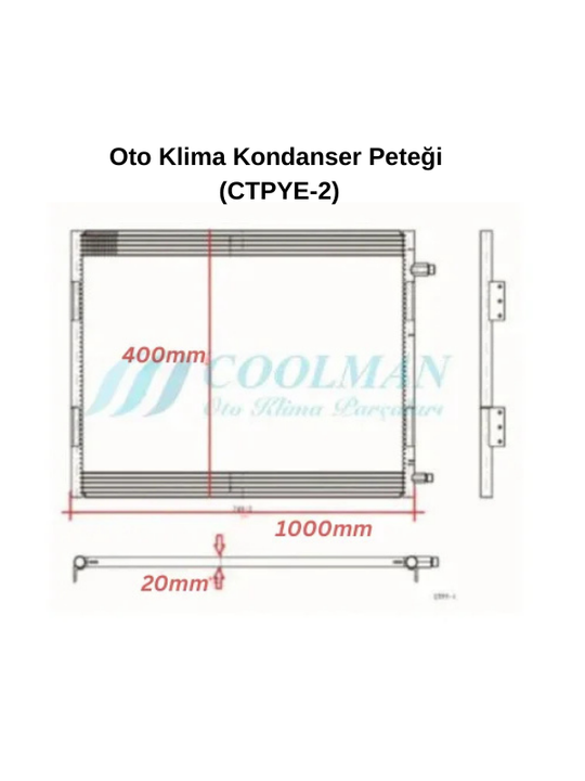 Yılkar 3 Fanlı Klima Peteği (CTPYE-2)