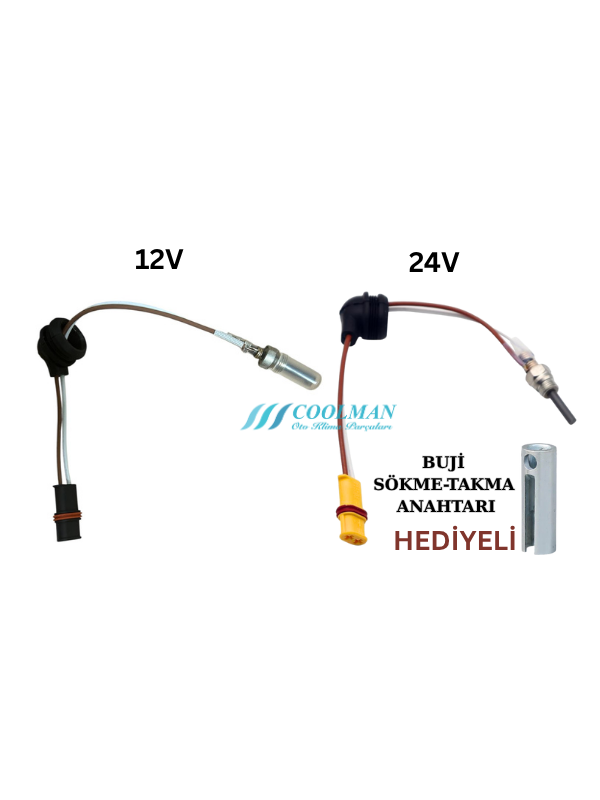 Eberspacher D2-D4 Kızdırma Bujisi (12-24V)