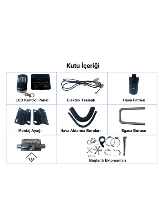 Coolman Webasto Tipi Mini Dizel Isıtıcı (1.3kW)