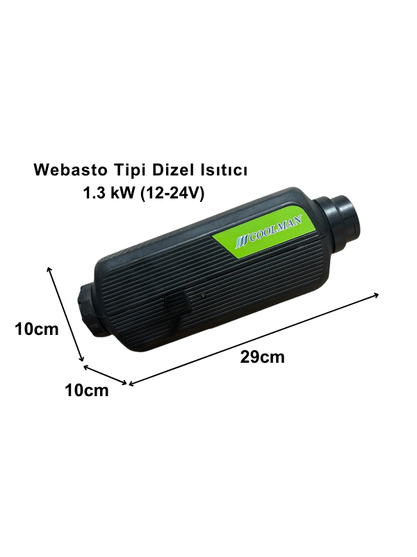 Coolman Webasto Tipi Dizel Isıtıcı 1.3 kW (12-24V)