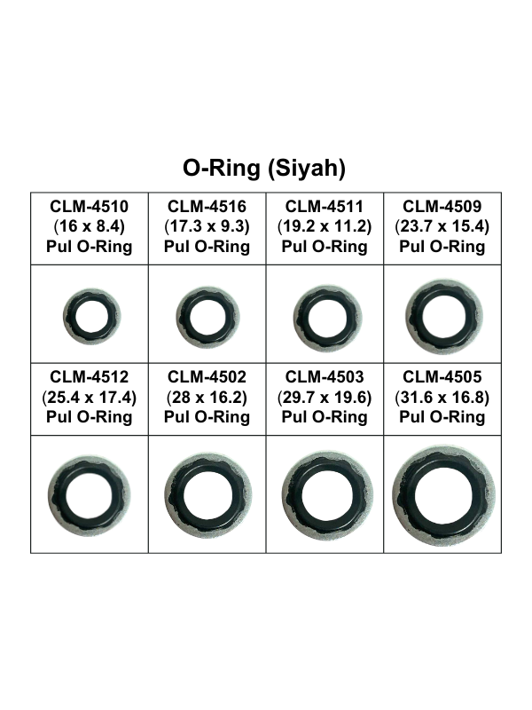 Pul Oring (HNBR Siyah O-Ring)