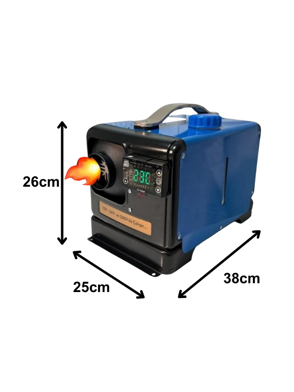 Coolman Webasto Tipi S44 Portatif Dizel Isıtıcı (5kW)