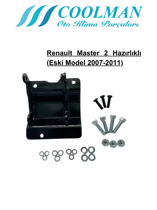 Renault Master 2 Hazırlıklı Klima Braketi (Eski Model 2007-2011)