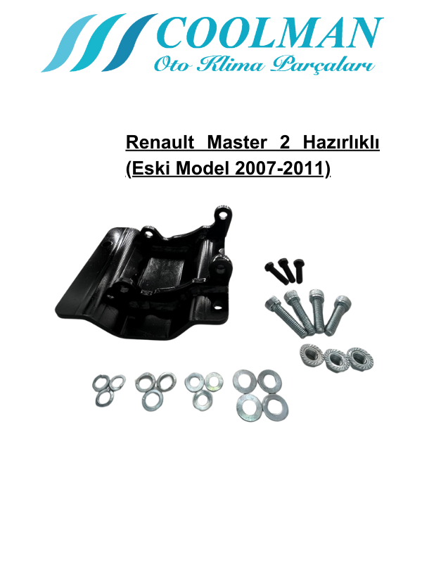 Renault Master 2 Hazırlıklı Klima Braketi (Eski Model 2007-2011)