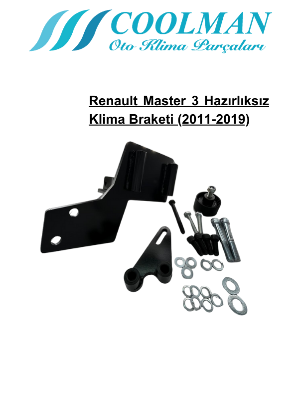 Renault Master 3 Hazırlıksız Klima Braketi (2011-2019)