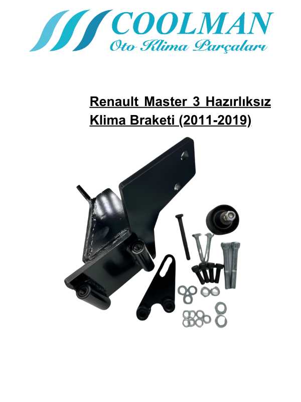 Renault Master 3 Hazırlıksız Klima Braketi (2011-2019)