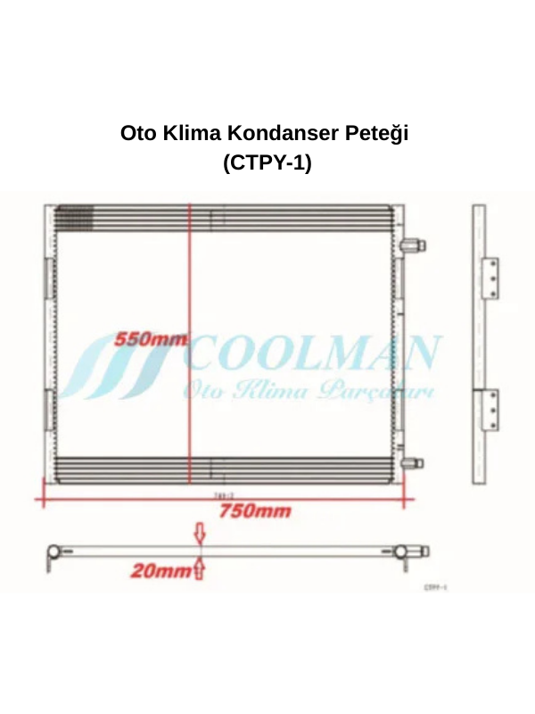 Yılkar 2 Fanlı Klima Peteği (CTPY-1)