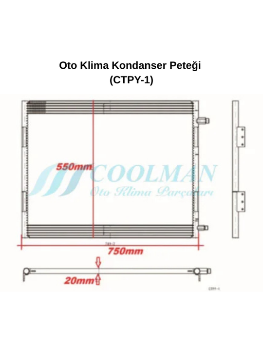 Yılkar 2 Fanlı Klima Peteği (CTPY-1)
