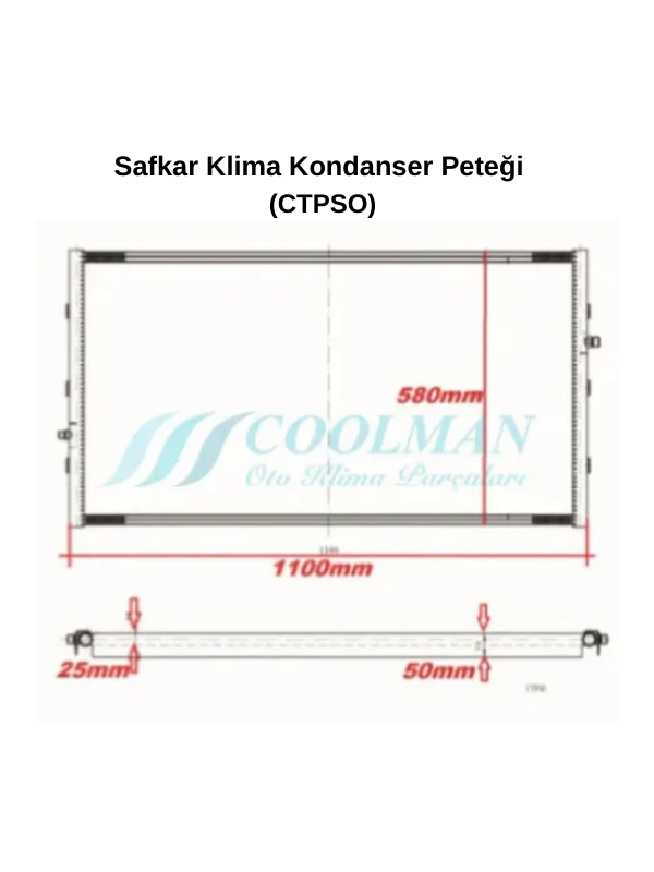 Safkar Klima Kondanser Peteği (CTPSO)