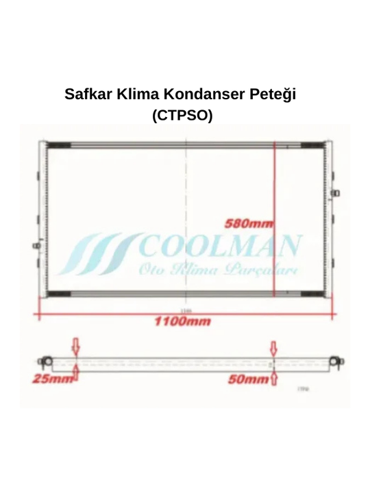 Safkar Klima Kondanser Peteği (CTPSO)