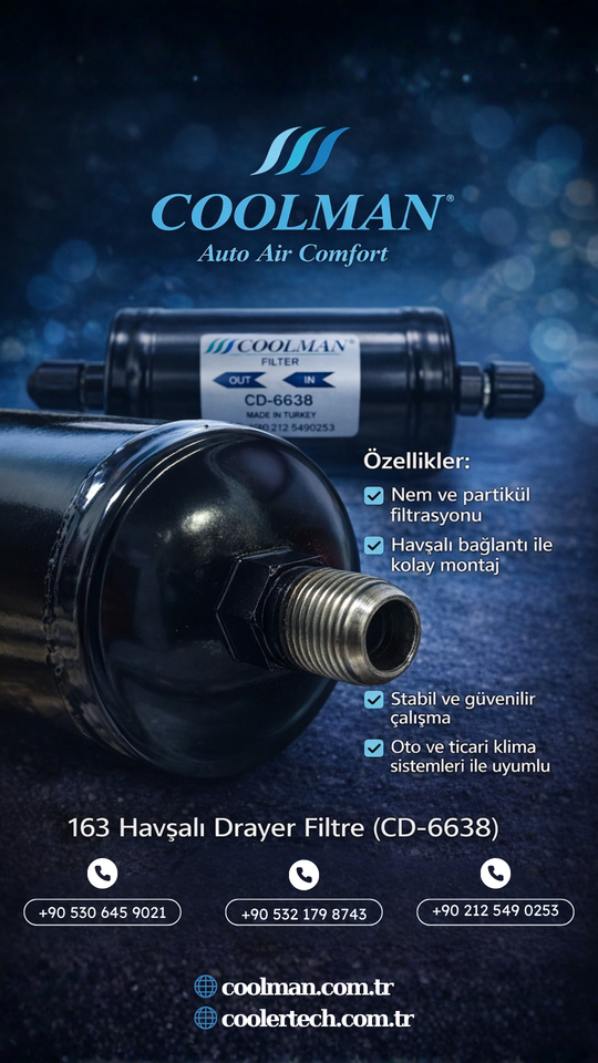 163 Havşalı Drayer Filtre (CD-6638)