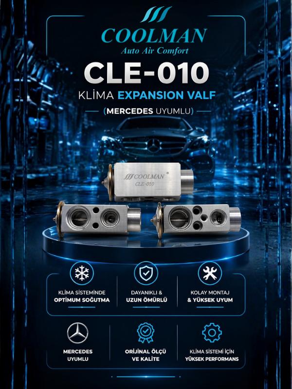 CLE-010 Klima Expansion Valf (Mercedes Uyumlu)
