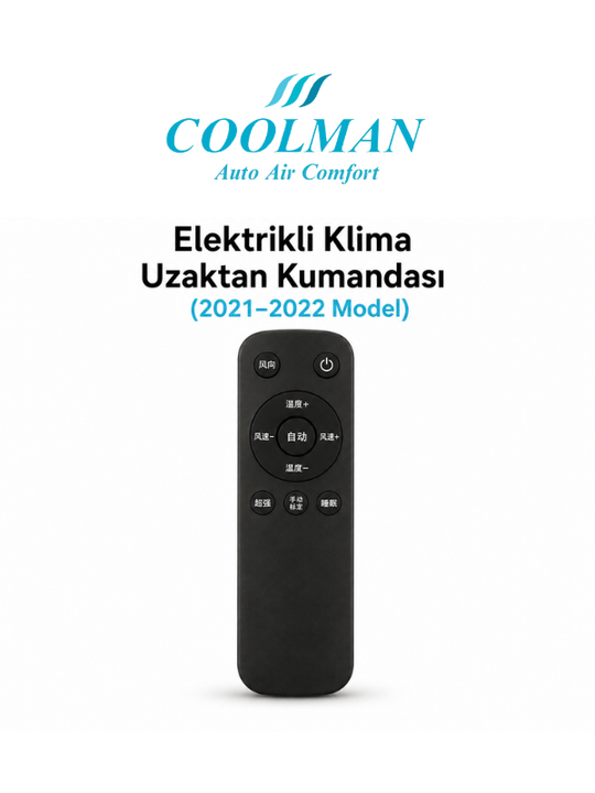 Elektrikli Klima Uzaktan Kumandası (2021–2022 Model)