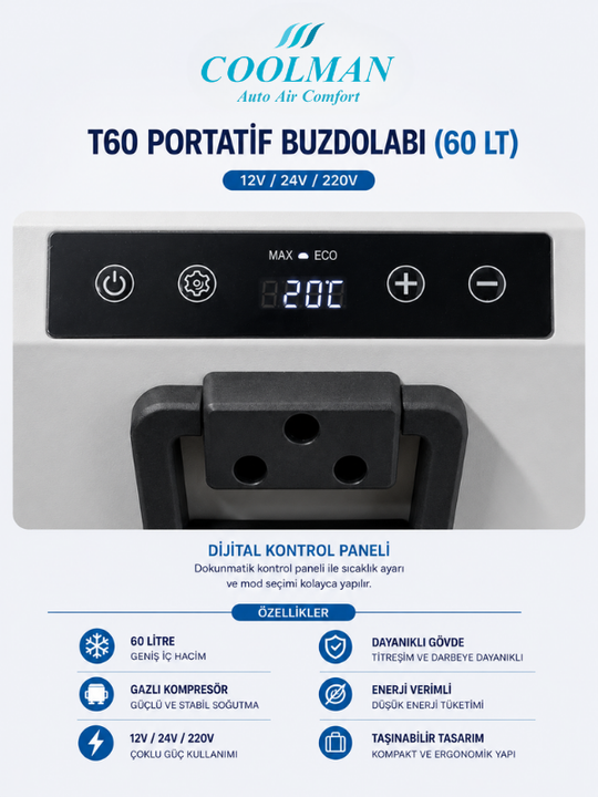 T60 Portatif Buzdolabı (60 Lt)