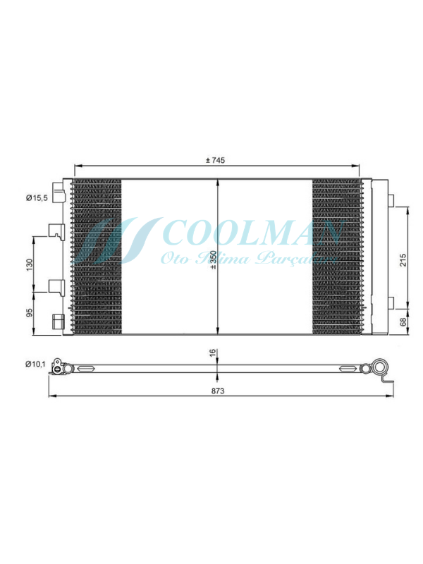 Renault Master Klima Kondenser Peteği