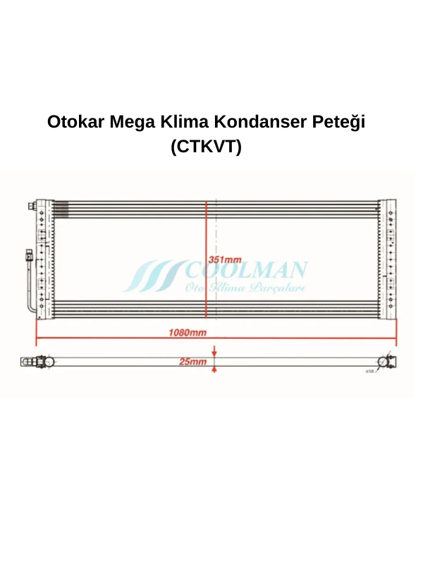 Otokar Mega Klima Kondanser Peteği (CTKVT)